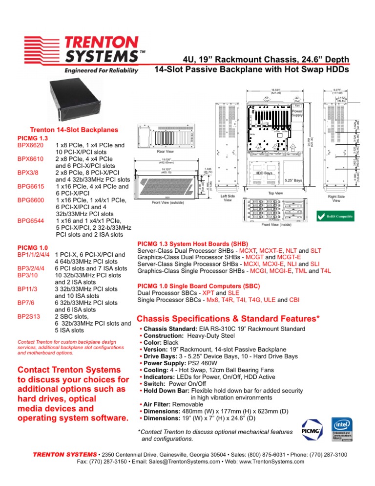 Trenton 14-Slot Backplane Overview | PDF | Computer Architecture ...