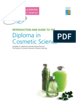 Diploma in Cosmetic Science: Introduction and Guide To The