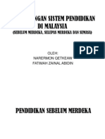 Perbandingan Sistem Pendidikan Di Malaysia