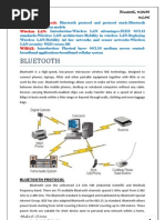 Bluetooth, IEEE 802.11, WIMAX