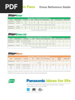 Ventilation Fans: Cross Reference Guide