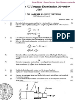 Finite Element Methods 2006 (02 Ad) Qestion Paper