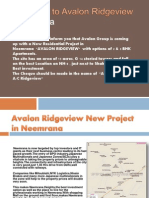 AVALON RIDGEVIEW NEEMRANA 