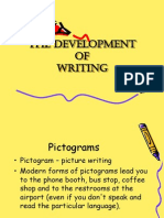 Topic 2 - Development of Writing