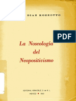 La Noseología del neopositivismo de Jaime Díaz Rozzotto