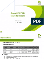 Rams-II (70799) SSV Site Report: Drive Test Date