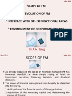 3 - Scope, Evolution, Interface, Environment of Corp Fin