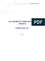 Atrie DB108 WL Modem Manual