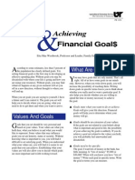 Setting Achieving: Financial Goal$