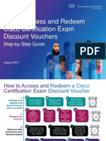 Step-By-Step Guide To Access and Redeem Cisco Certification Exam Discounts