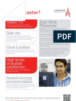 Lancaster ISC Work Placement Flyer