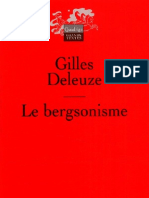 Deleuze Le Bergsonisme PDF