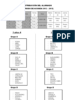 Distribucción Del Alumnado