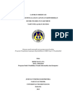 Laporan Observasi PPLK FT UNP 2013