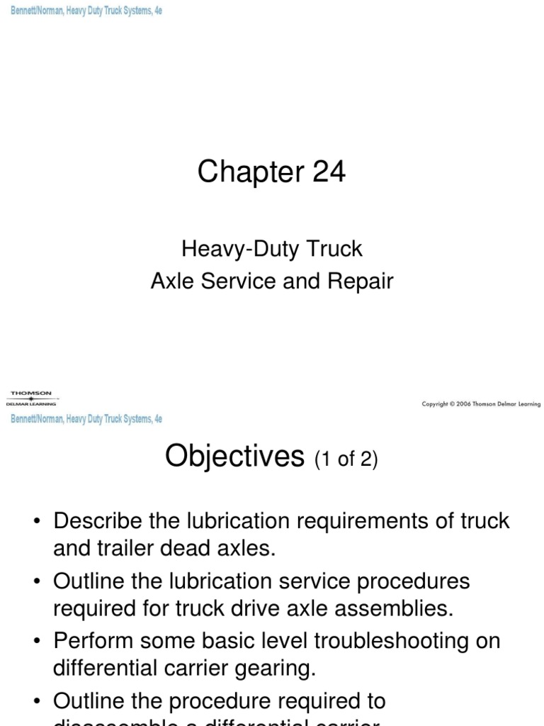 Heavy-Duty Truck Axle Service and Repair | Axle | Gear