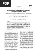Download Discolour at Ion of Synthetic Dyeing Waste Water Using Polyaluminium by Aditi Patil SN16624141 doc pdf