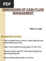 Dimensions of Cash Flow Management: Prof. N. C. Kar