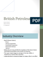 British Petroleum: Anant Asesh Jillam Parida S. Subbarao