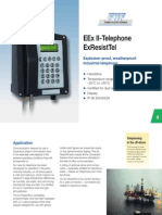 Eex Ii-Telephone Exresisttel: Explosion-Proof, Weatherproof Industrial Telephone