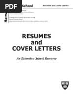 Resume Cover Letter