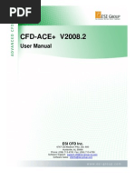 Cfd-Ace v2008.2 User Manual