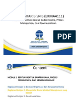 EKMA4111 - Pengantar Bisnis - Modul 2 PDF