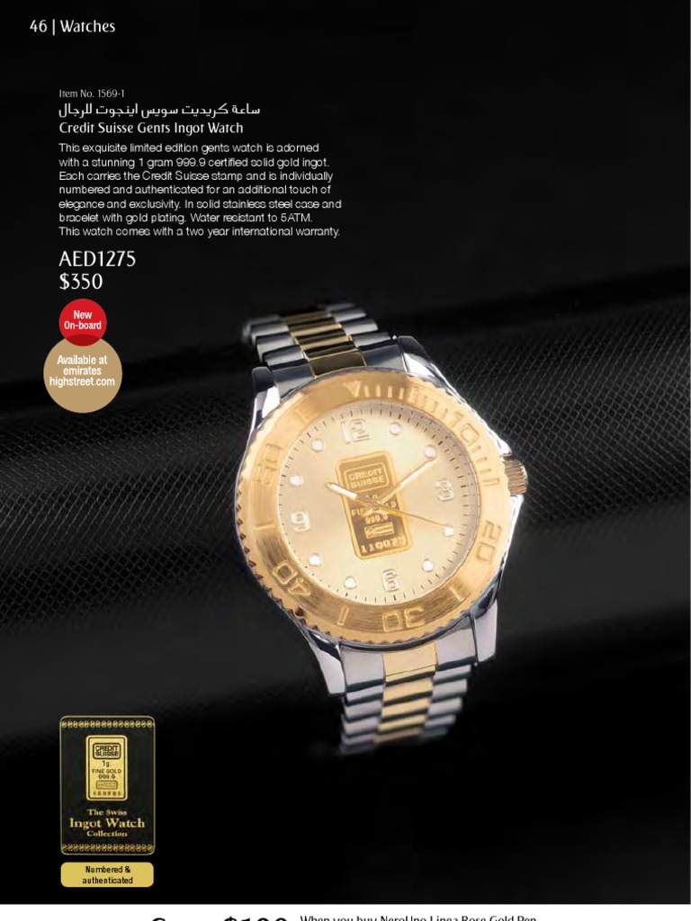 4 Emirates Duty Free Watches Watch Jewellery