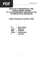 Download 9220370 Analisis Fundamental Saham TLKM by kun_lun1984 SN16626926 doc pdf