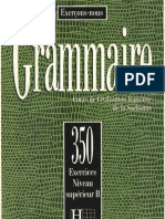 Grammaire 350 Exercices Niveau Superieur II