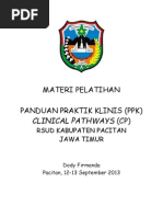 Download Dody Firmanda 2013 - Materi Pelatihan Panduan Praktik Klinis dan  Clinical Pathways RSUD Pacitan Jawa Timur 12-13 September 2013 by Dody Firmanda SN166276902 doc pdf