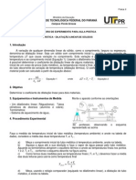 Pratica7- Dilatacao Linear Dos Solidos