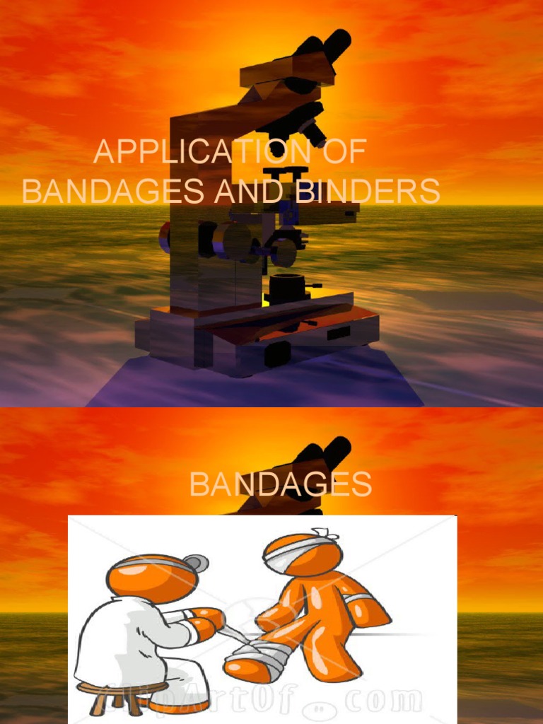 Application of Bandages and Binders Students PDF Elbow Arm