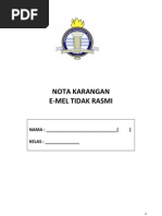 Nota Emel Tidak Rasmi Pdf