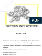 Reciprocating engine components guide
