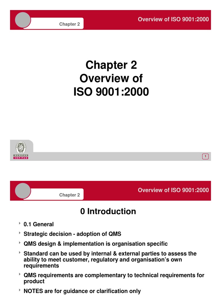 Overview of Iso 9001-2000 | PDF | Quality Management System | Iso 9000