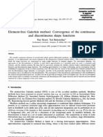 Stability Galerkin Method