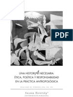 Narotzky, Susana. 2004. "Una Historia Necesaria: Ética, Política y Responsabilidad en La Práctica Antropológica"