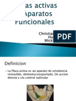 Placas Activas y Aparatos Funcionales