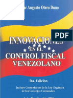 Innovaciones en El Control Fiscal Venezolano 5ta Edición