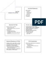 Cell Wall Weakeners: Penicillin: Basic Method of Action