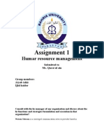 HRM Assignment