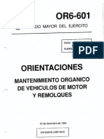 Mantenimiento Organico de Vehiculos de Motor Y Remolques PDF