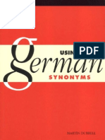 Using German Sinonyms