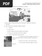 Lista de Exercícios