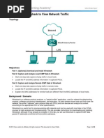 3.3.3.4 Lab - Using Wireshark To View Network Traffic