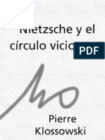 13325858 Klossowski Pierre Nietzsche y El Circulo Vicioso