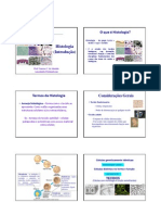 Histologia - Introdução - 1