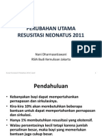 Perubahan Utama Pada Resusitasi Neonatus (DR. Dr. Nani Dharmasetiawani, SpA (K) )