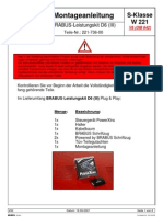 Montageanl w221 D6 Lll-Leistungs-Kit