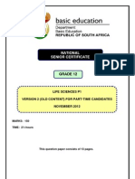 Life Sciences P1 Nov 2012 Version 2 Eng